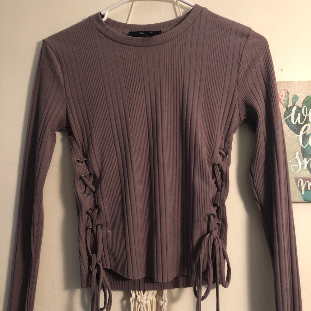 Long sleeve forever 21 top